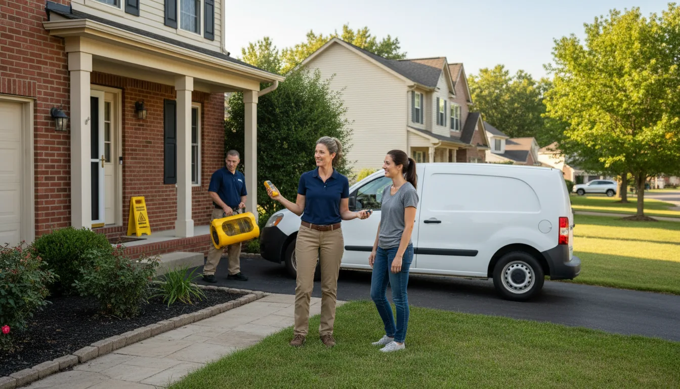 Residential water damage restoration in Dateland, AZ